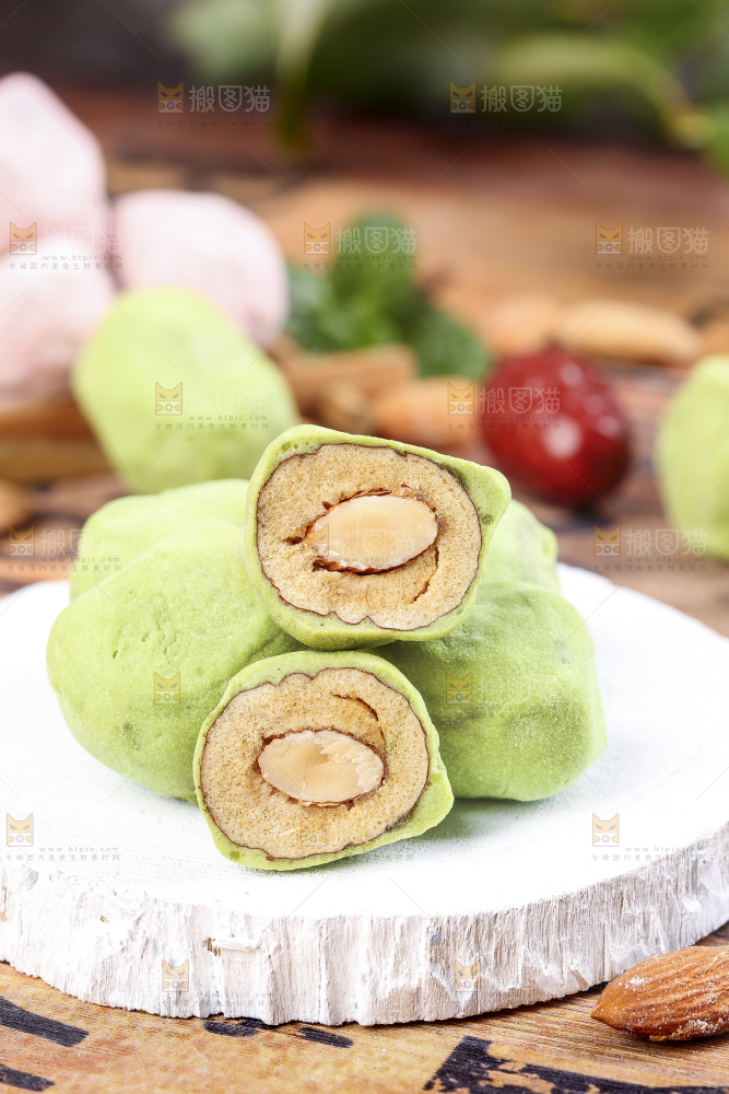 木底上的抹茶味奶枣