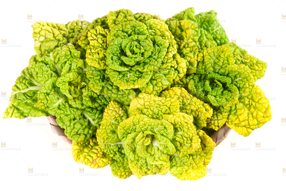 篮子里装着乌塌菜