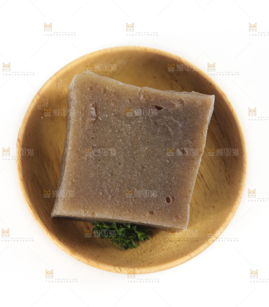 盘子里的魔芋豆腐