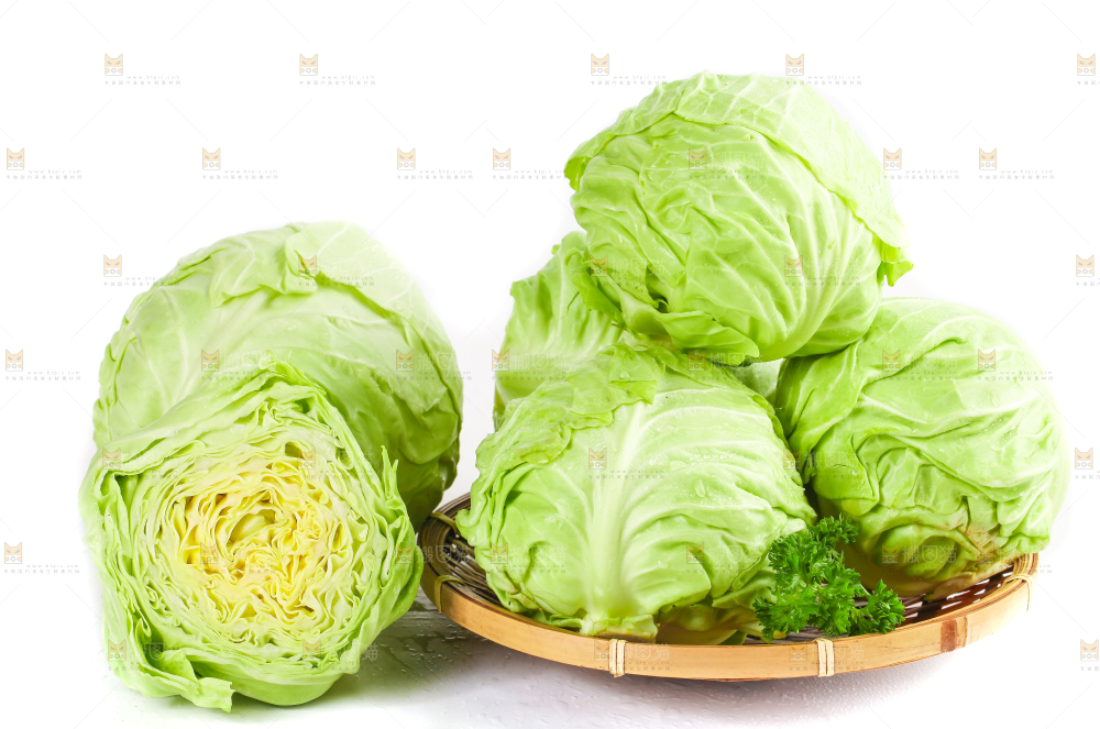 篮子里装绿甘蓝
