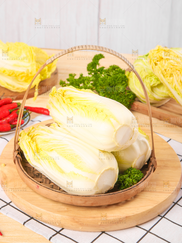 篮子里的湖北娃娃菜