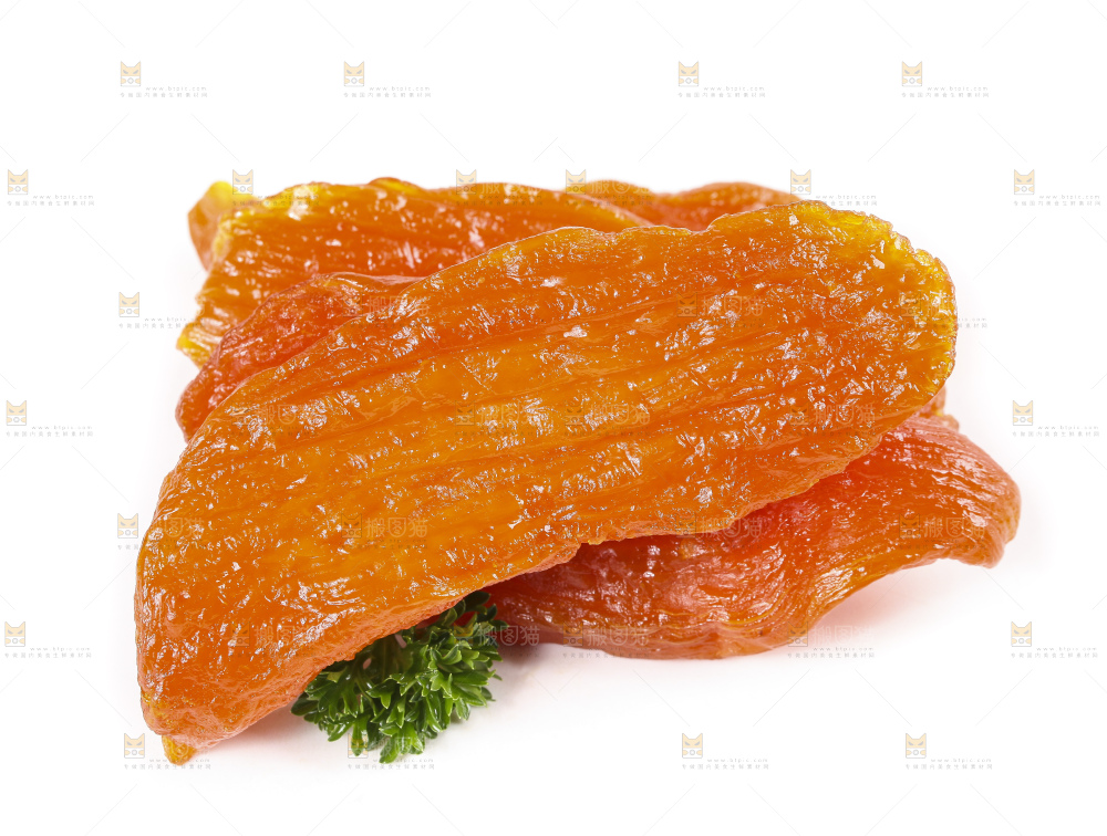 白底上的无糖红薯干