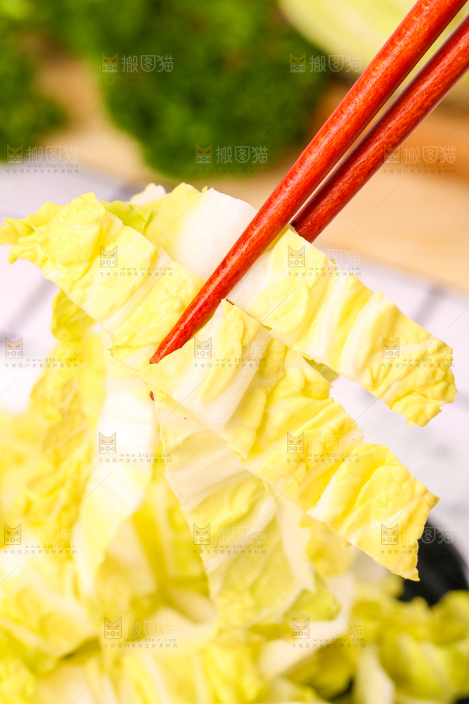 白格子底上的农家自种娃娃菜