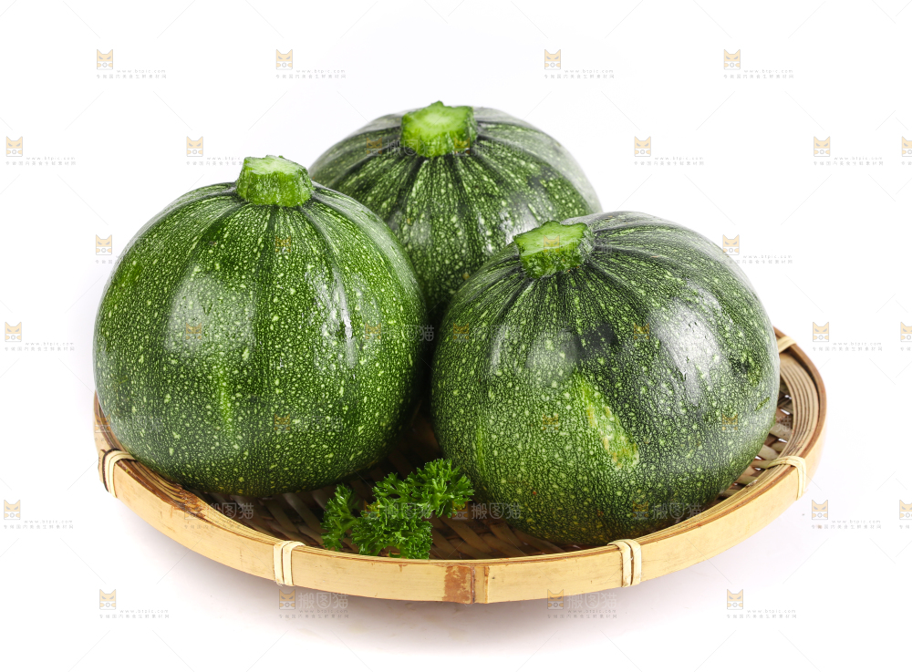 篮子里的花皮小南瓜