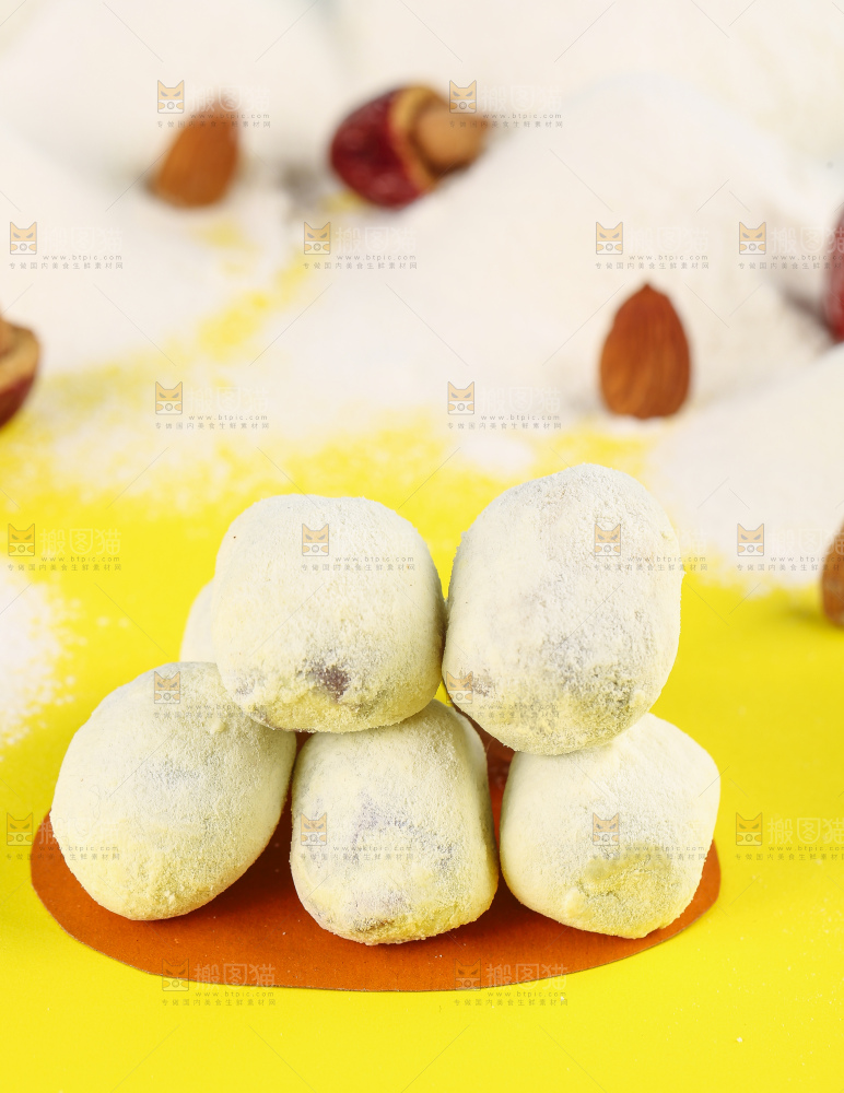 浅底上的夹心奶枣