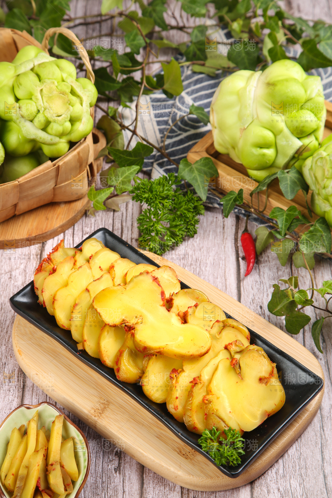 木板上的涪陵榨菜