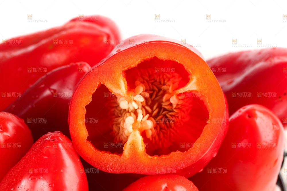 石板上的山东红辣椒