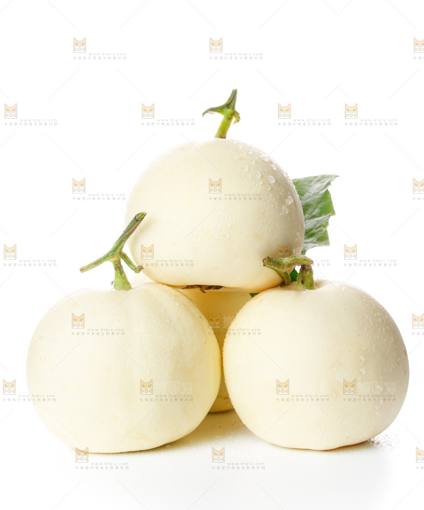 白底上的阎良甜瓜