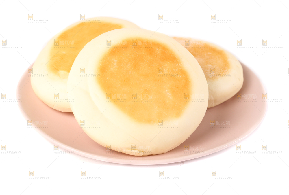 盘子里装着奶香饼