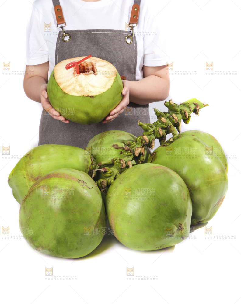 手拿开口大椰青