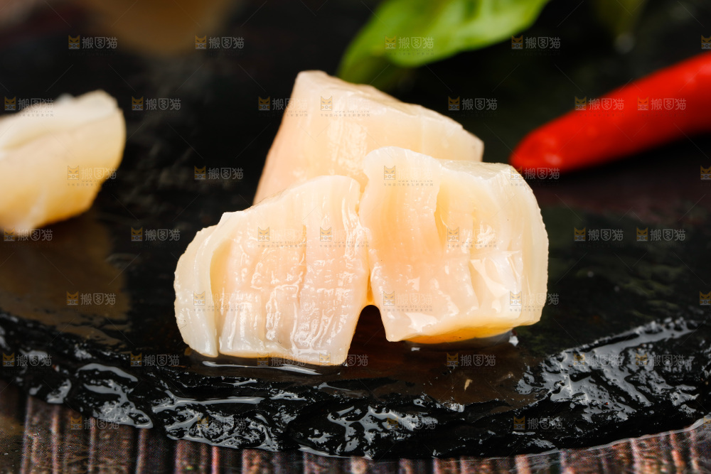 深底上的干贝
