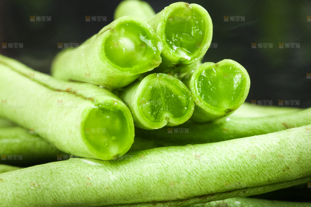 深底上的四季豆