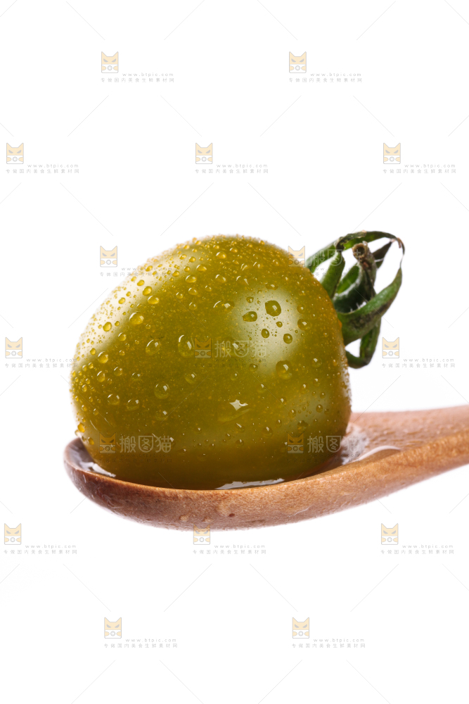 勺子里的青口蜜小番茄