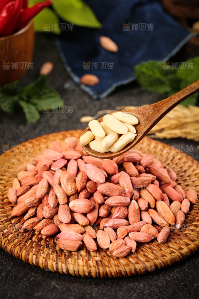 竹底上的山东小瘪子花生米