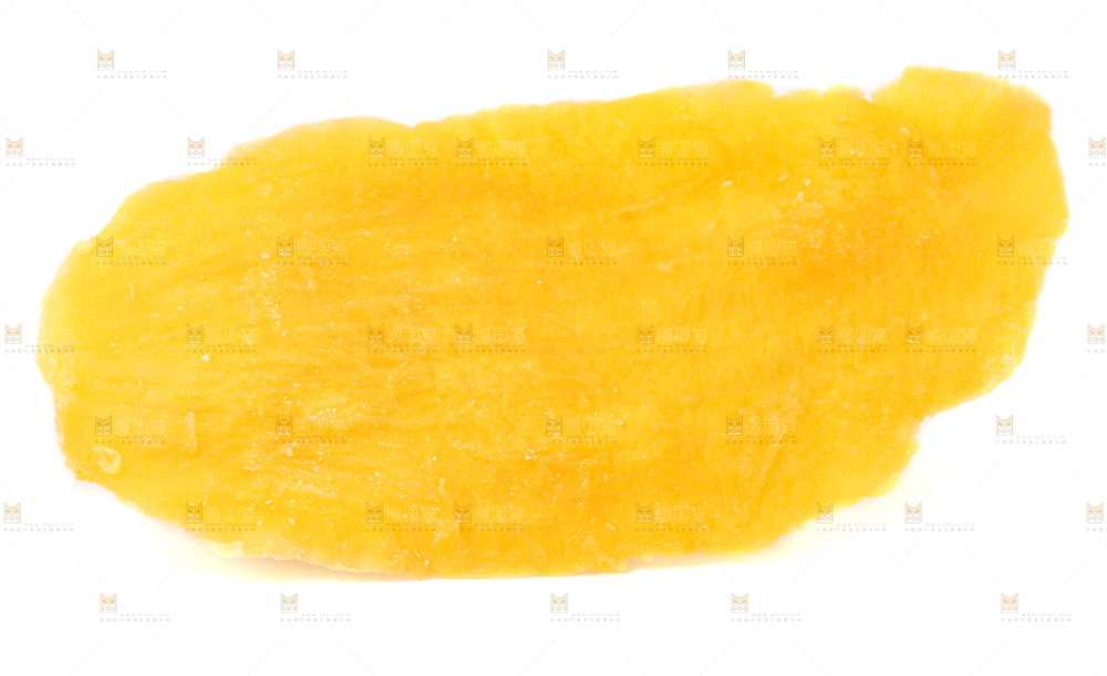 白底上的芒果干片
