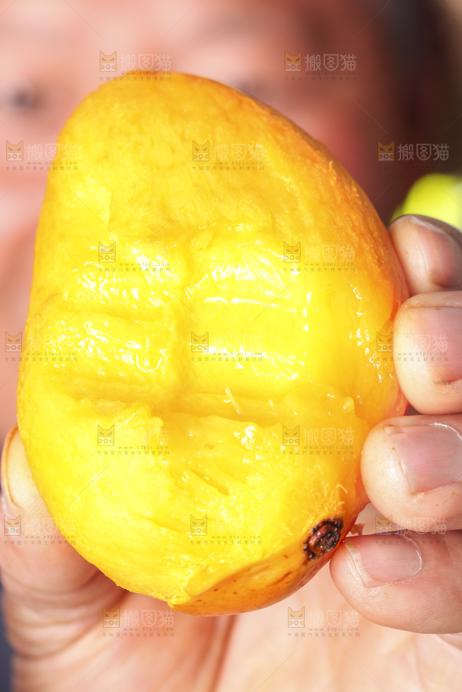 手拿小台芒