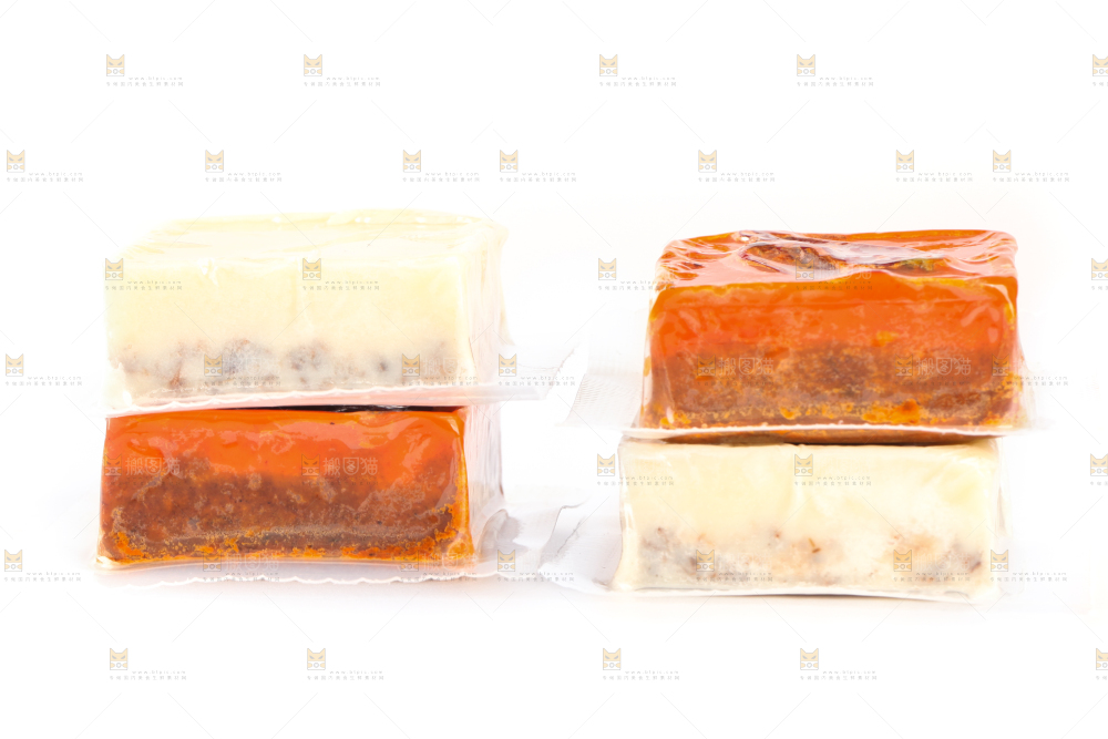 白底上的鸳鸯火锅底料