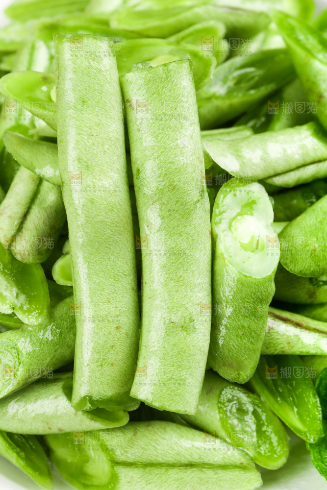 深底上的四季豆