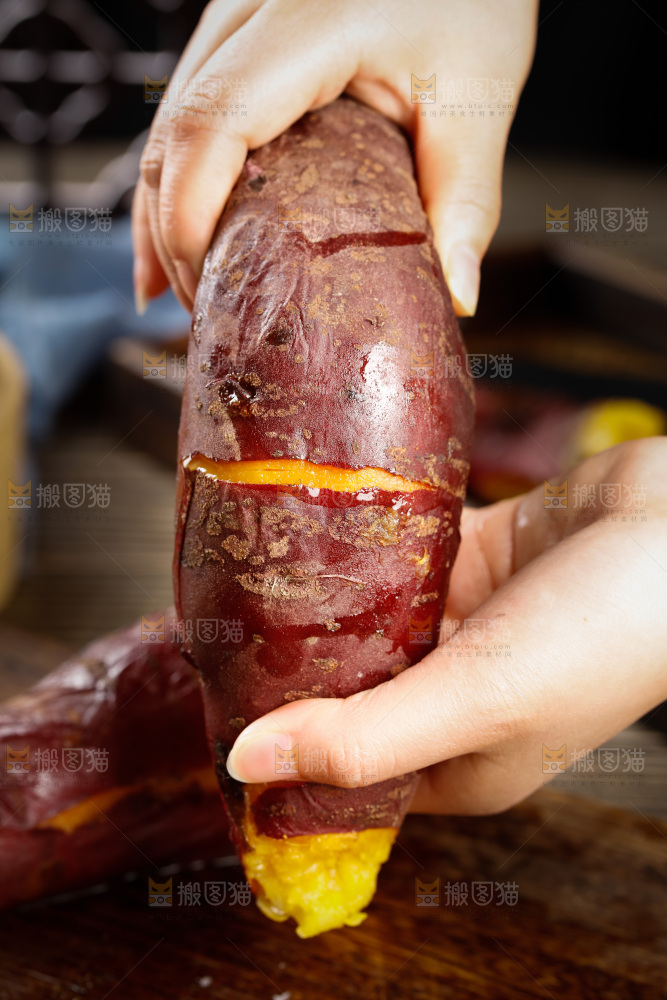 深底上的福建六鳌蜜薯