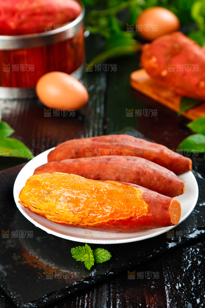 深底上的红心地瓜