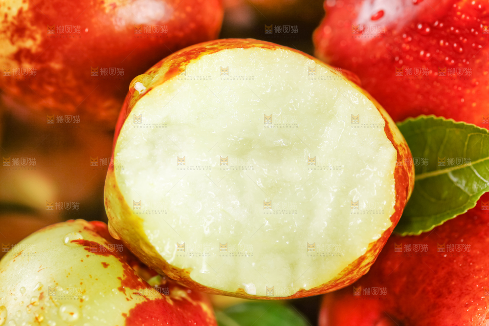 深底上的冰糖枣