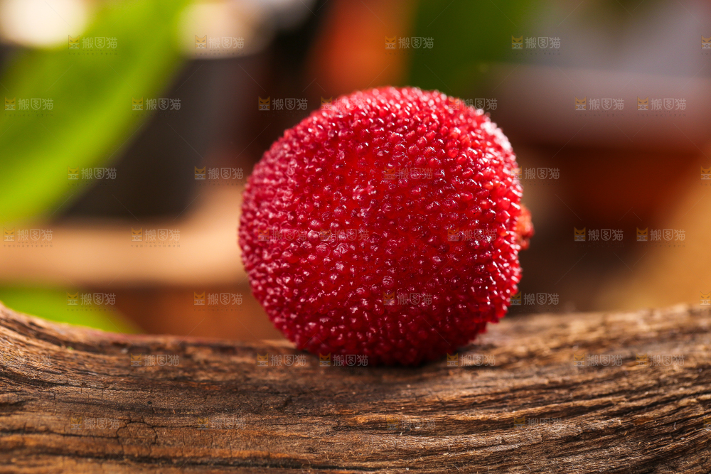 深底上放着余姚杨梅