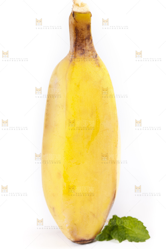白底上的苹果香蕉
