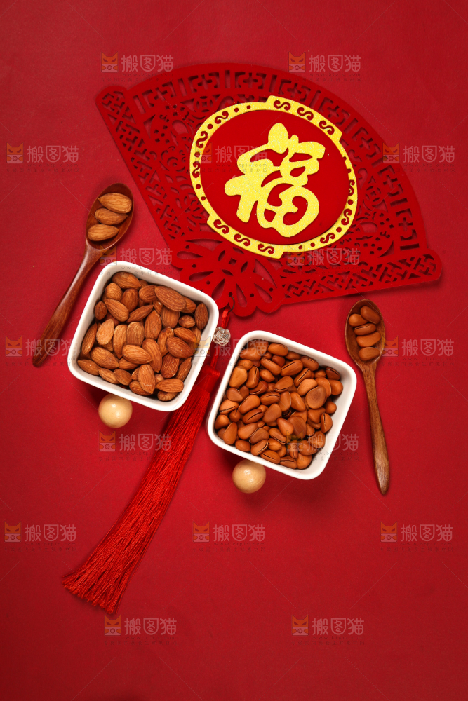 坚果背景素材