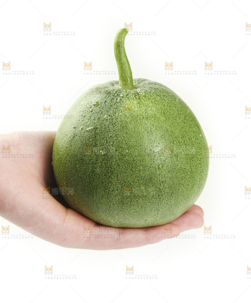 手里拿着绿宝石瓜