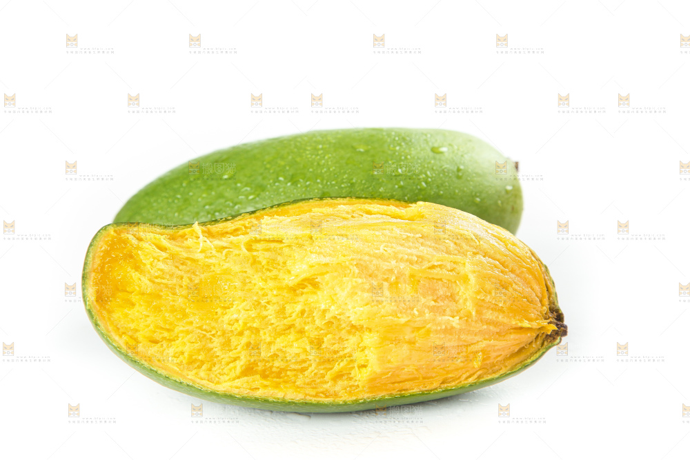 白底上的桂七香芒