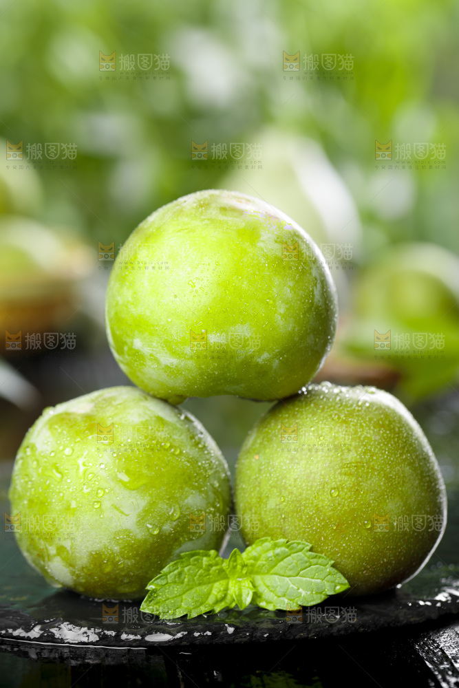 石板上的红肉三华李