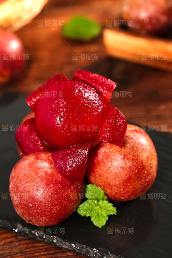 石板上的芙蓉李