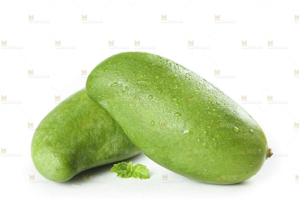 白底上的桂七香芒