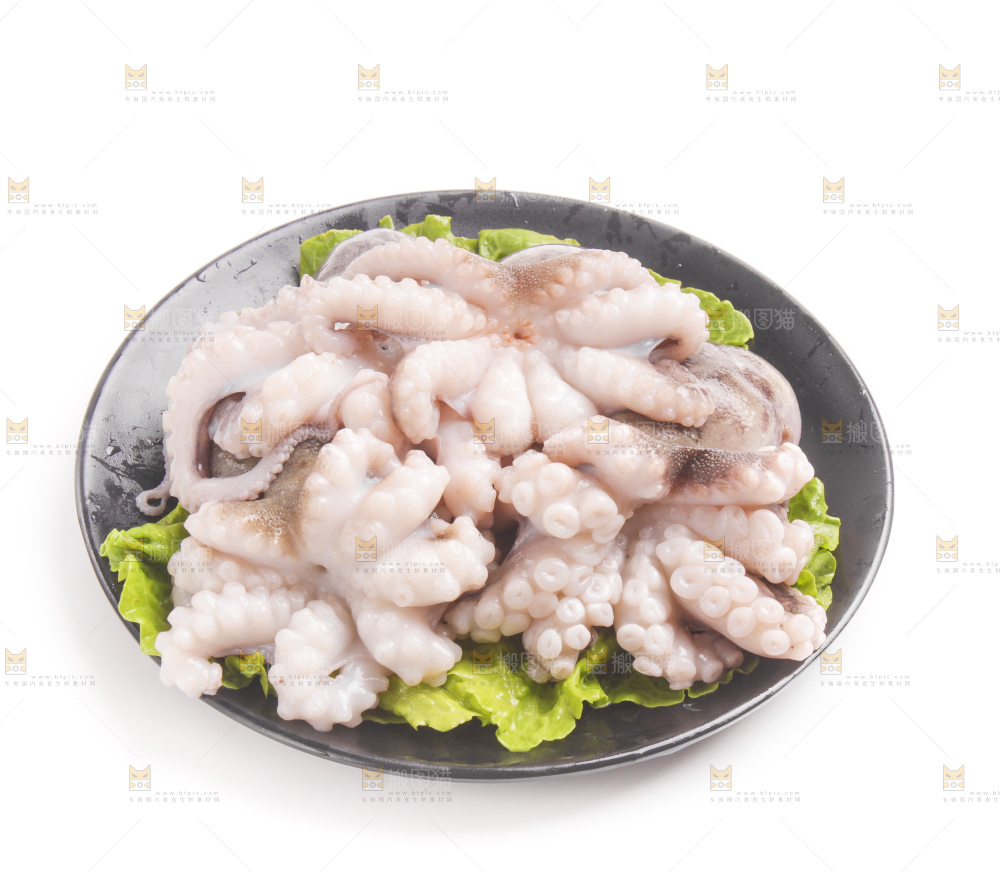 盘子里的大连章鱼