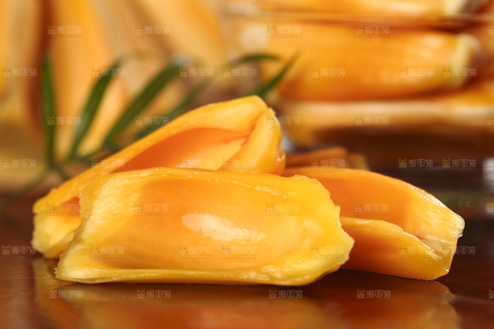 深底上的海南红肉菠萝蜜