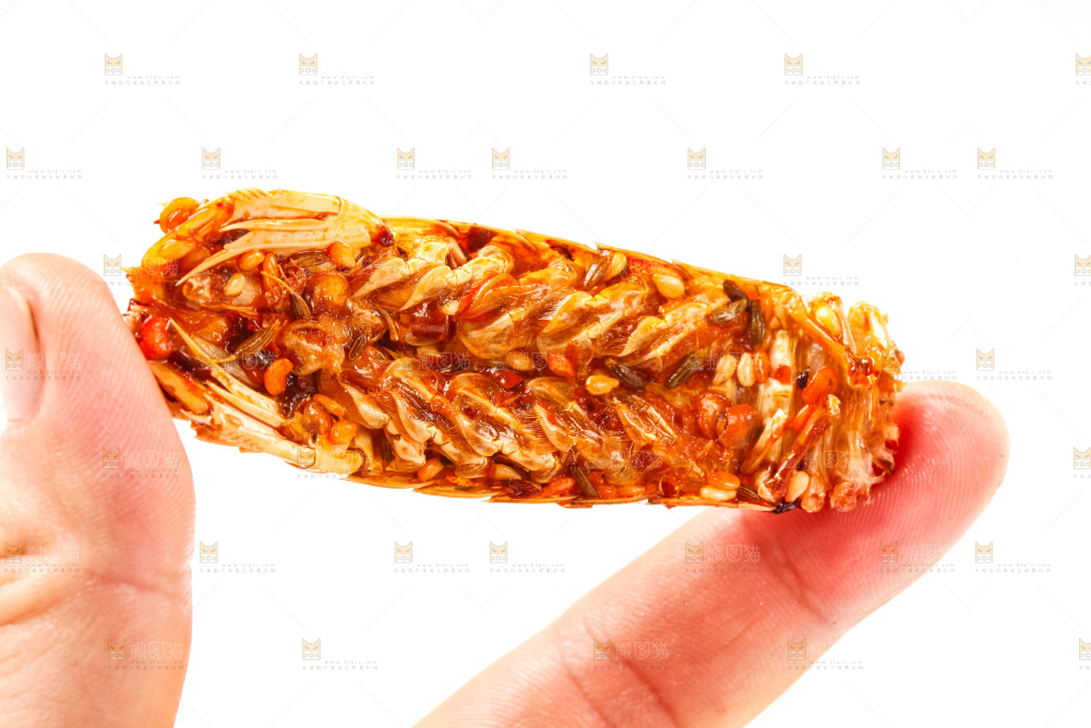 手拿皮皮虾