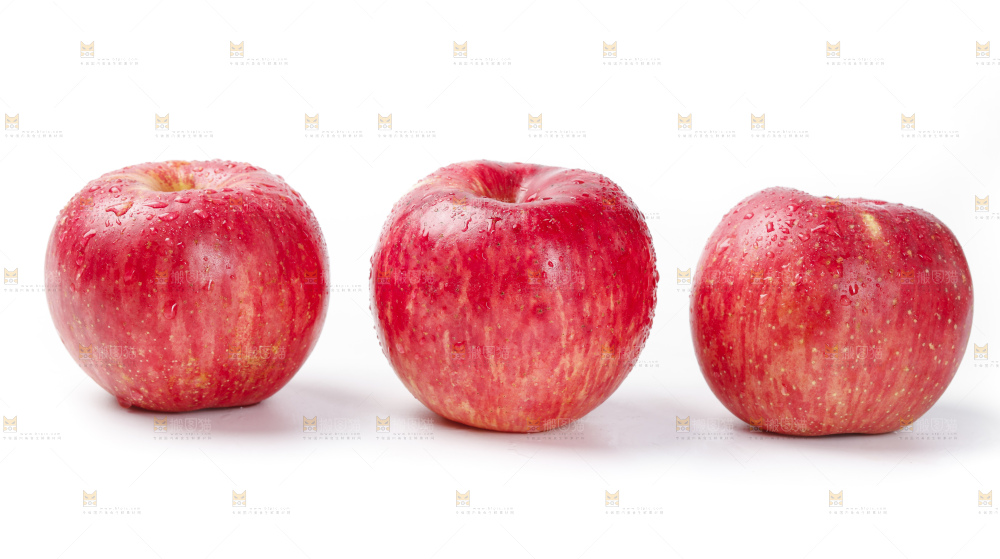 白底上的新疆红富士