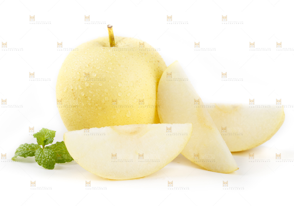 白底上放着河北皇冠梨