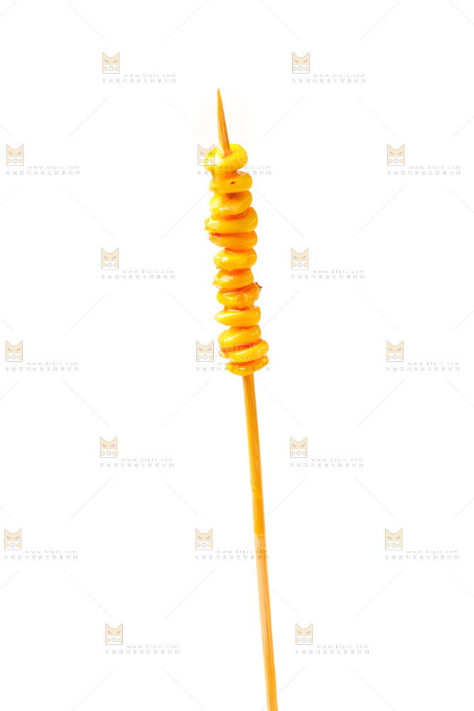 白底上的玉米串