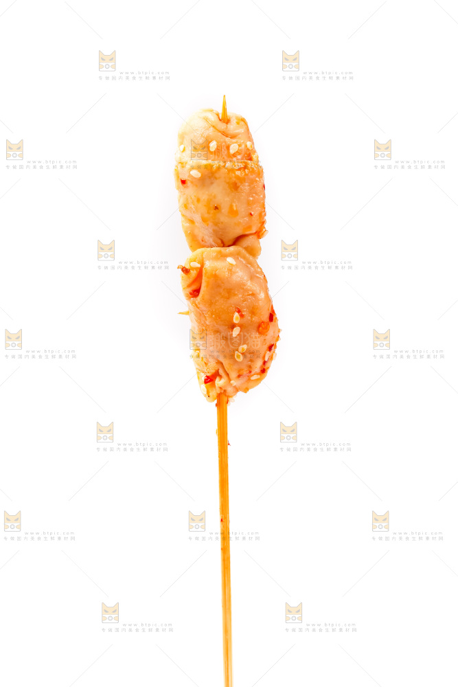 白底上的钵钵鸡食材