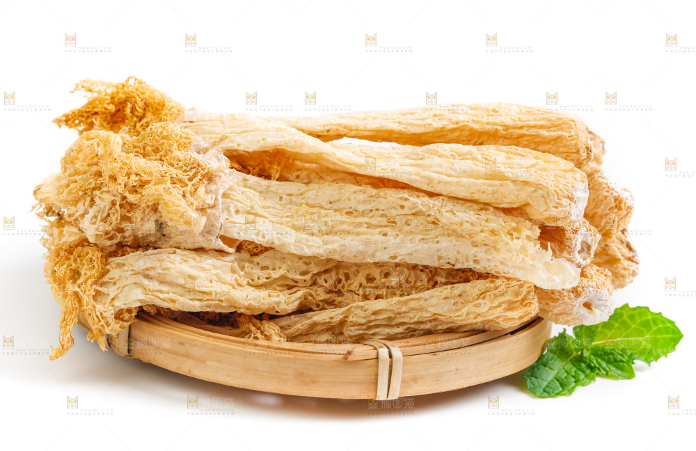 白底上的干竹荪
