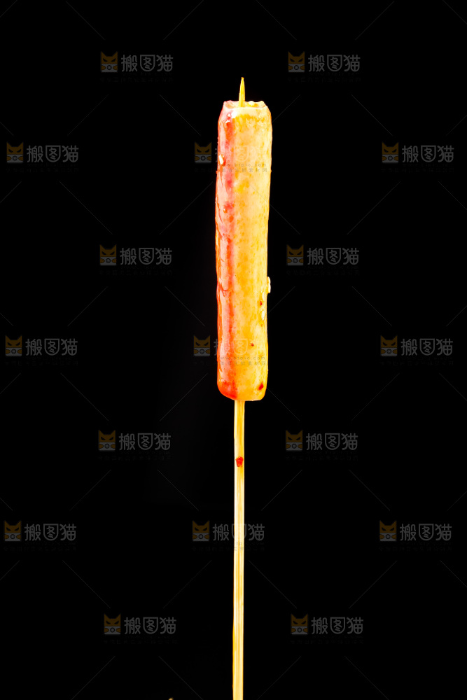 深底上的蟹棒串