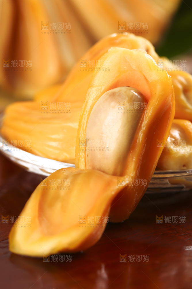 深底上的海南红肉菠萝蜜