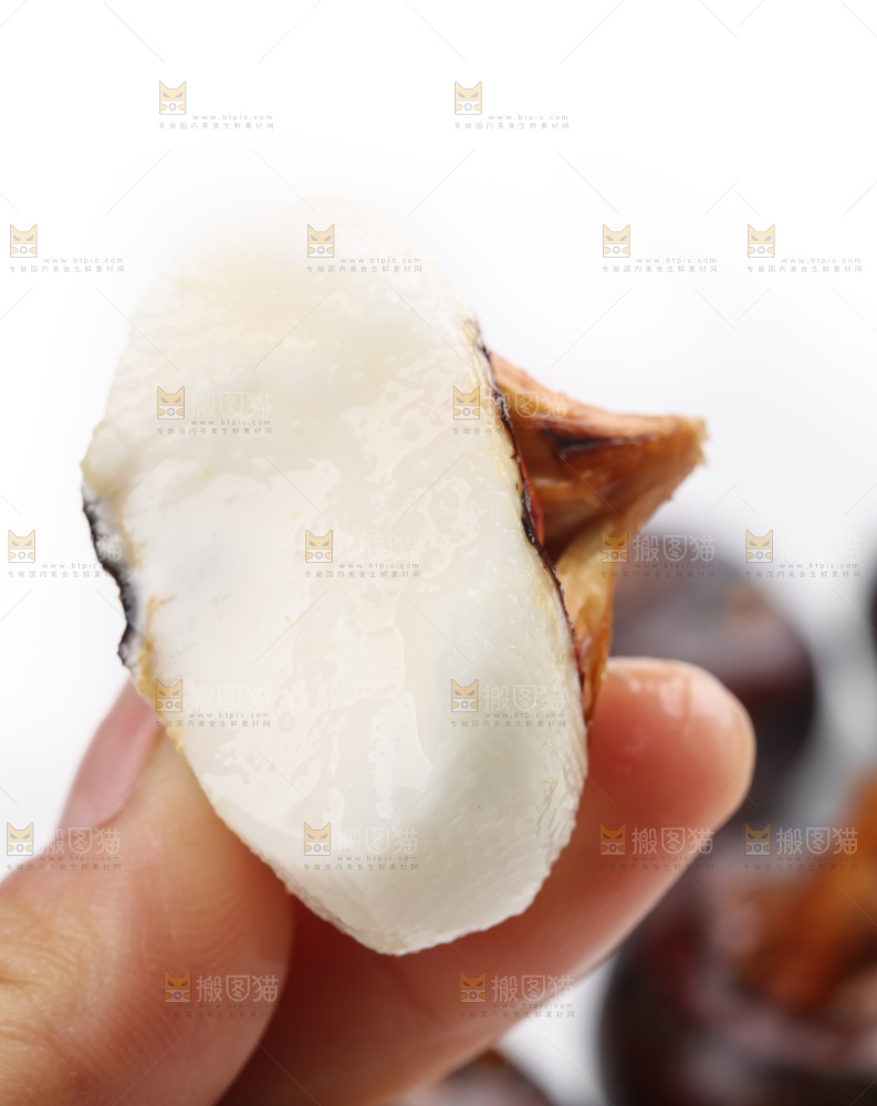 白底上放着广西马蹄