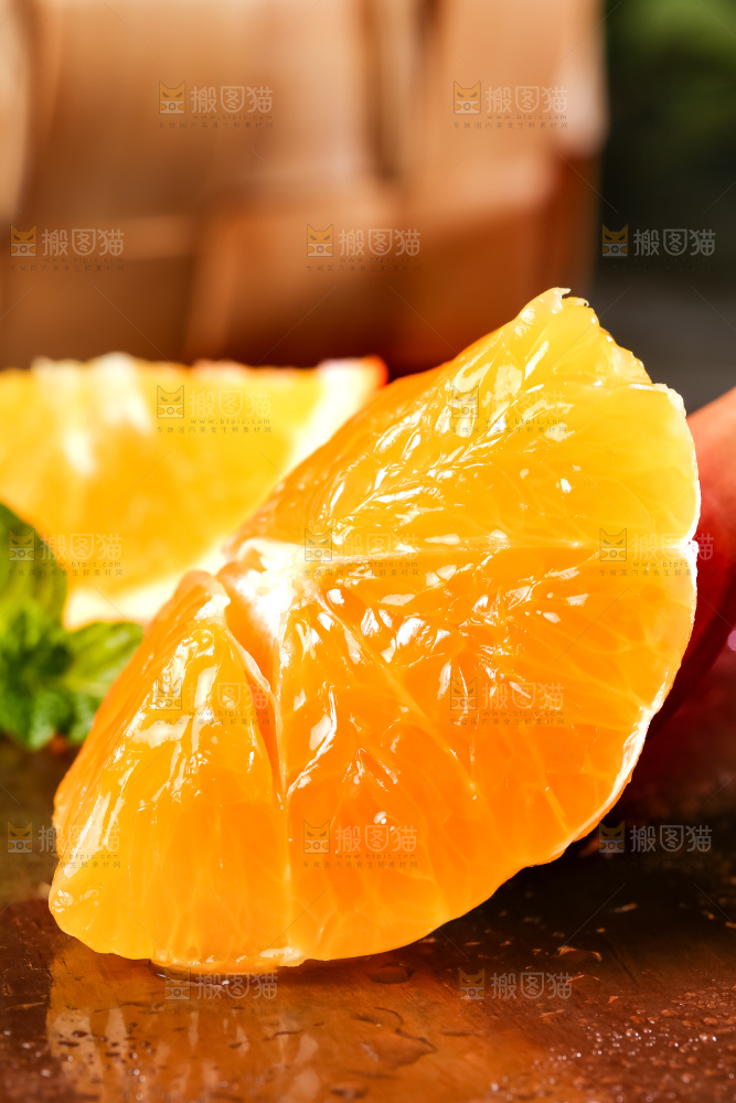 黄板子上的脐橙