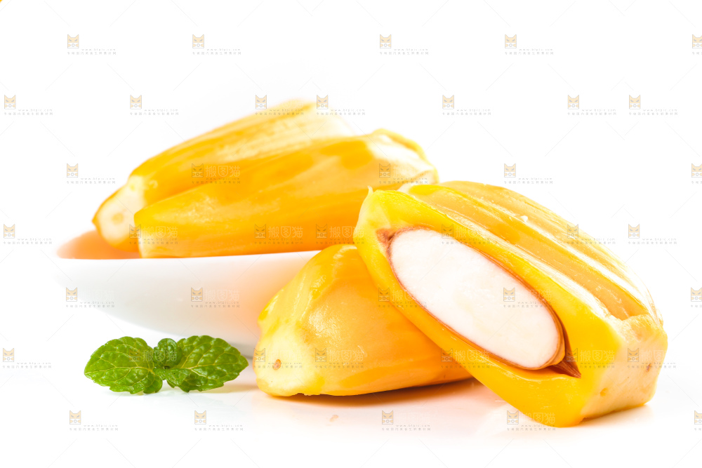 碟子里装着越南菠萝蜜