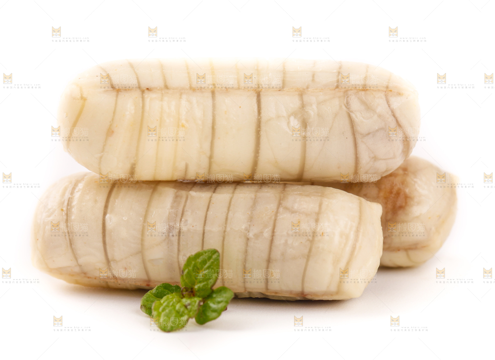 白底上的大虾酥糖
