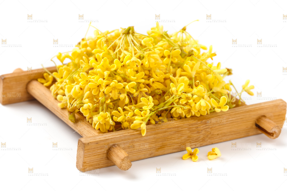 盘里的金桂花