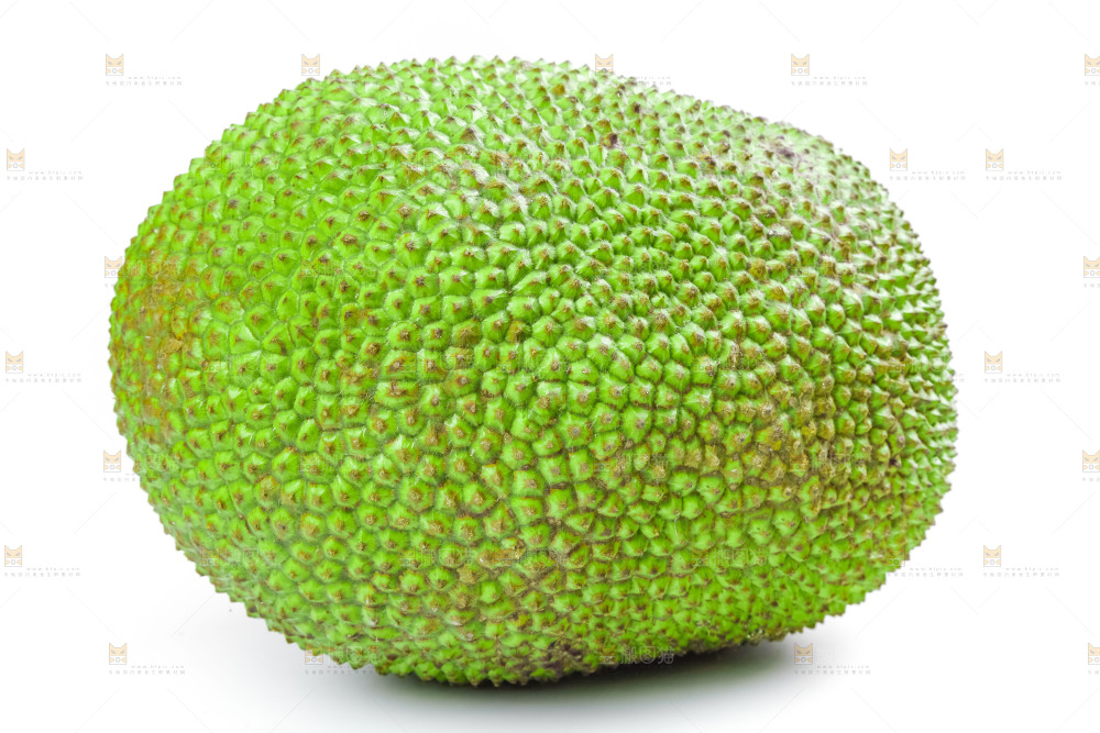 白底上放着海南红肉菠萝蜜