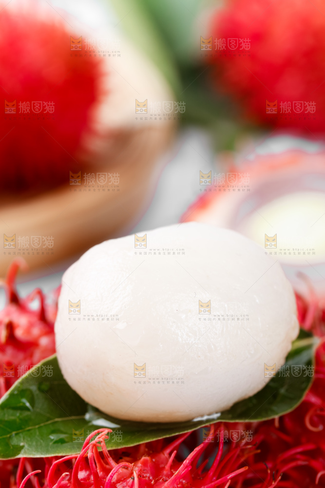 深底上的海南红毛丹